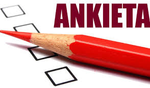 Grafika - kredka i napis "Ankieta" Grafika - kredka i napis "Ankieta"