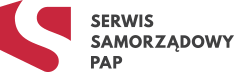 Logo Serwisu Samorządowego PAP. 