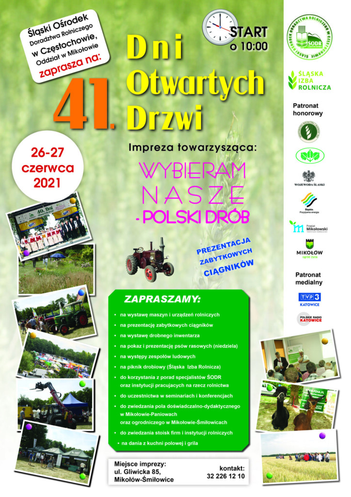 Plakat Dni Otwartych Drzwi