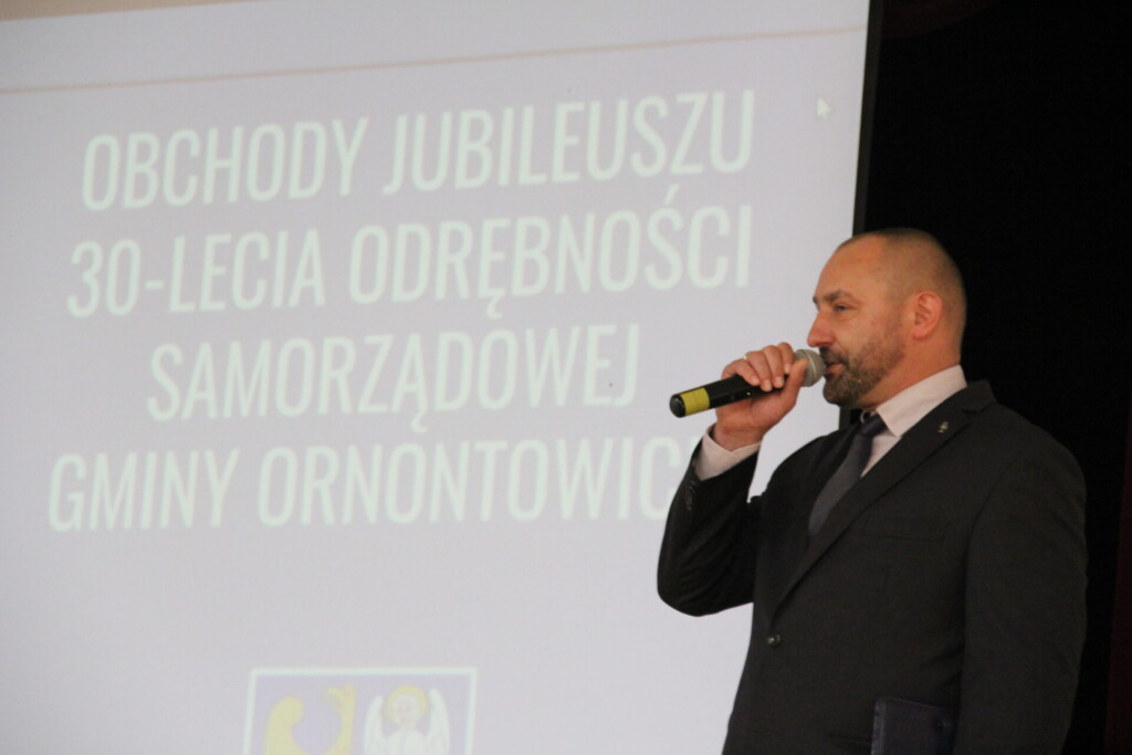 Zdjęcie z obchodów jubileuszu 30-lecia odrodzenia Gminy Ornontowice - 29 września 2021 roku.