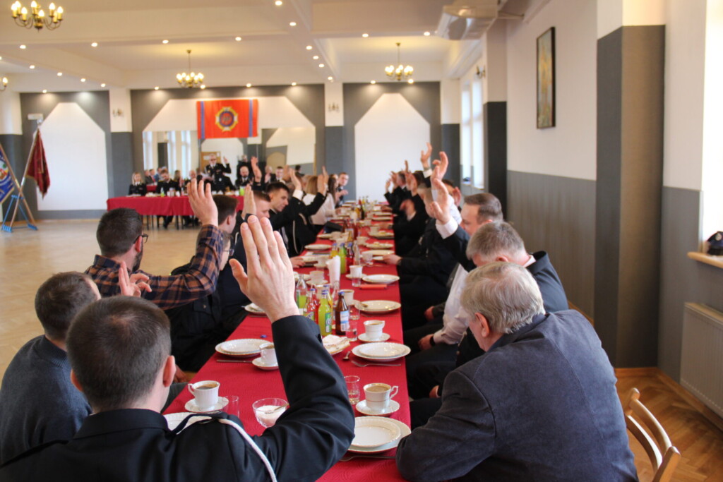 Zdjęcie z Walnego Zebrania Sprawozdawczego OSP Ornontowice - Ornontowice, 19 kwietnia 2022 roku.