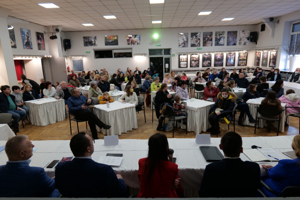 Zdjęcie ze spotkania informacyjnego dla  obywateli Ukrainy - Ornontowice, 16 marca 2022 r. 
