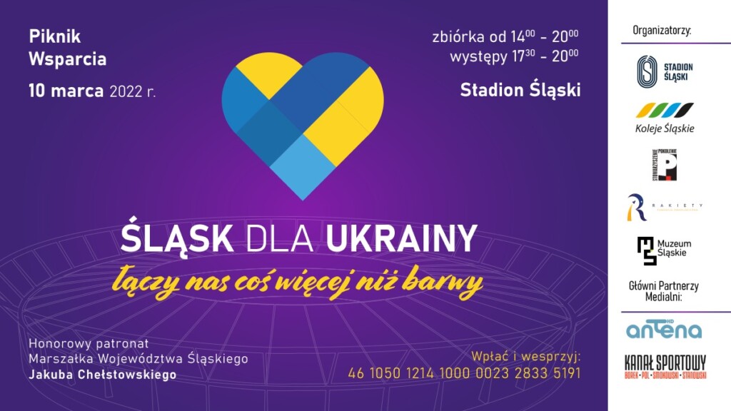 Plakat promocyjny - piknik dla Ukrainy.