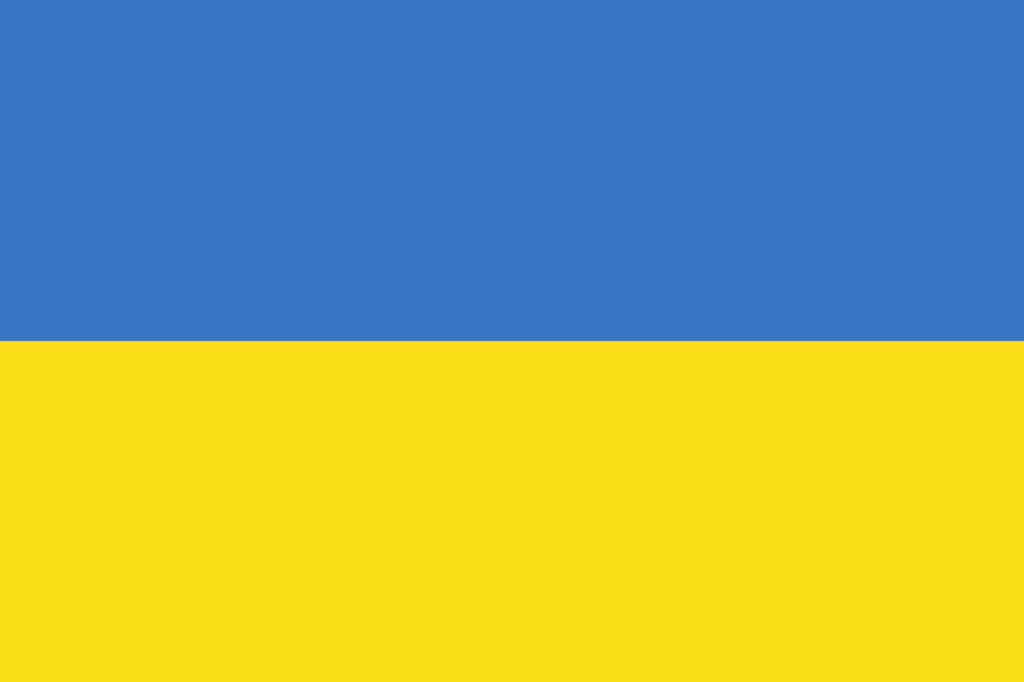 Flaga Ukrainy. 