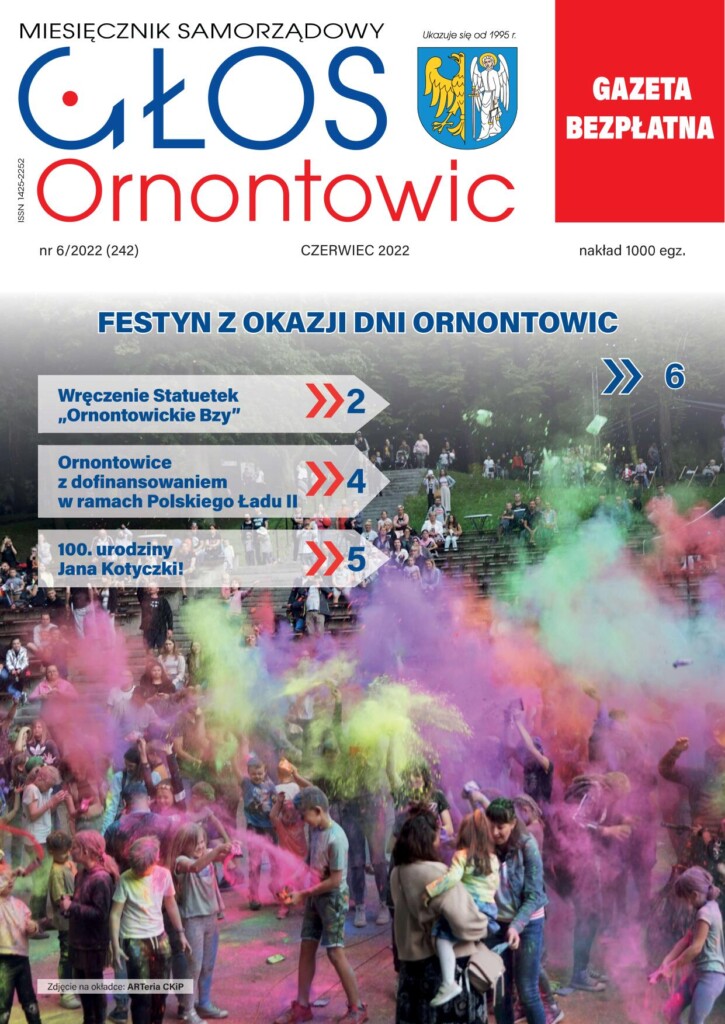 Okładka "Głosu Ornontowic" nr 6/2022 (242)
