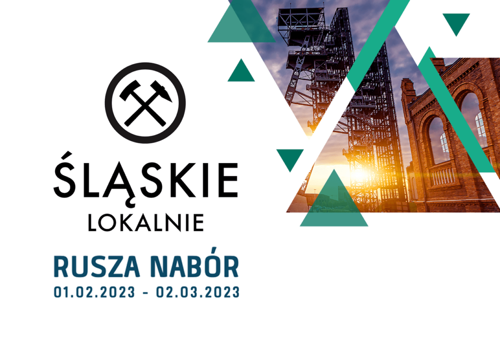 Nabór wniosków do projektu Śląskie Lokalnie 2021-2023 - plakat
