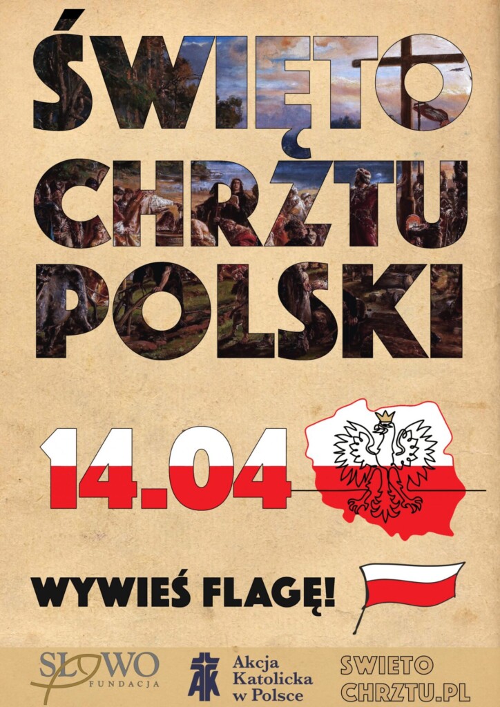 Plakat promocyjny - Święto Chrztu Polski.