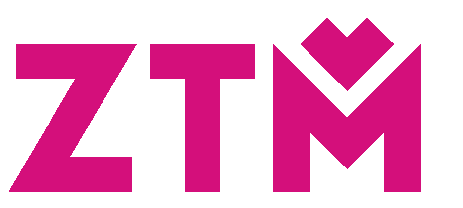 Logo ZTM. 