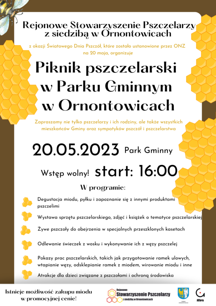 Plakat Piknik Pszczelarski
