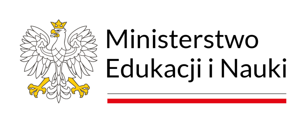 Logo Ministerstwa Edukacji i Nauki. 