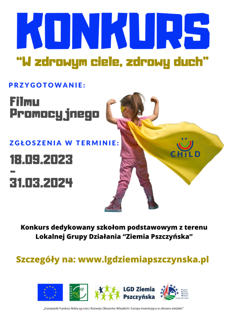 Plakat: konkurs dla szkół podstawowych z terenu LGD!