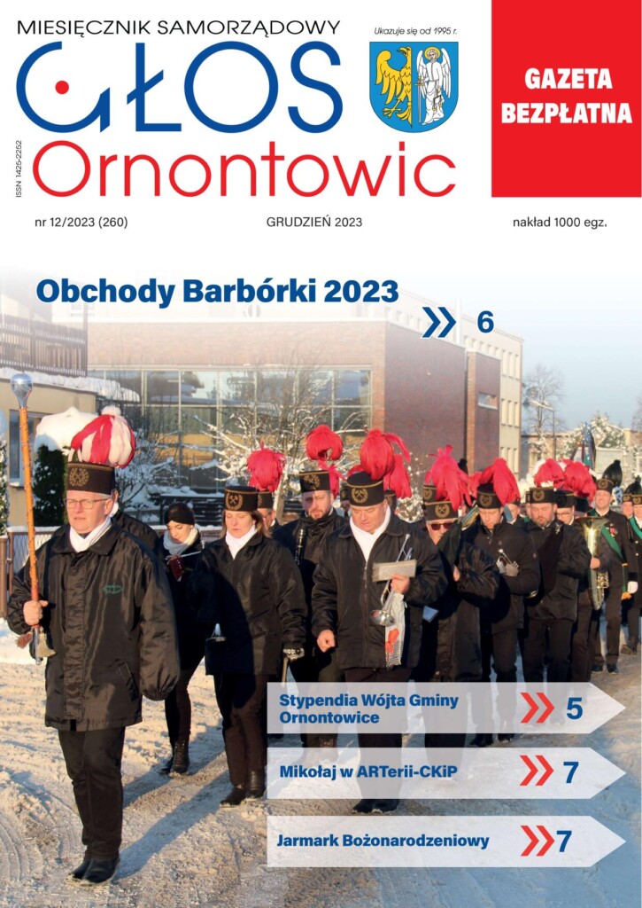 Okładka "Głosu Ornontowic"nr 12/2023 (260).