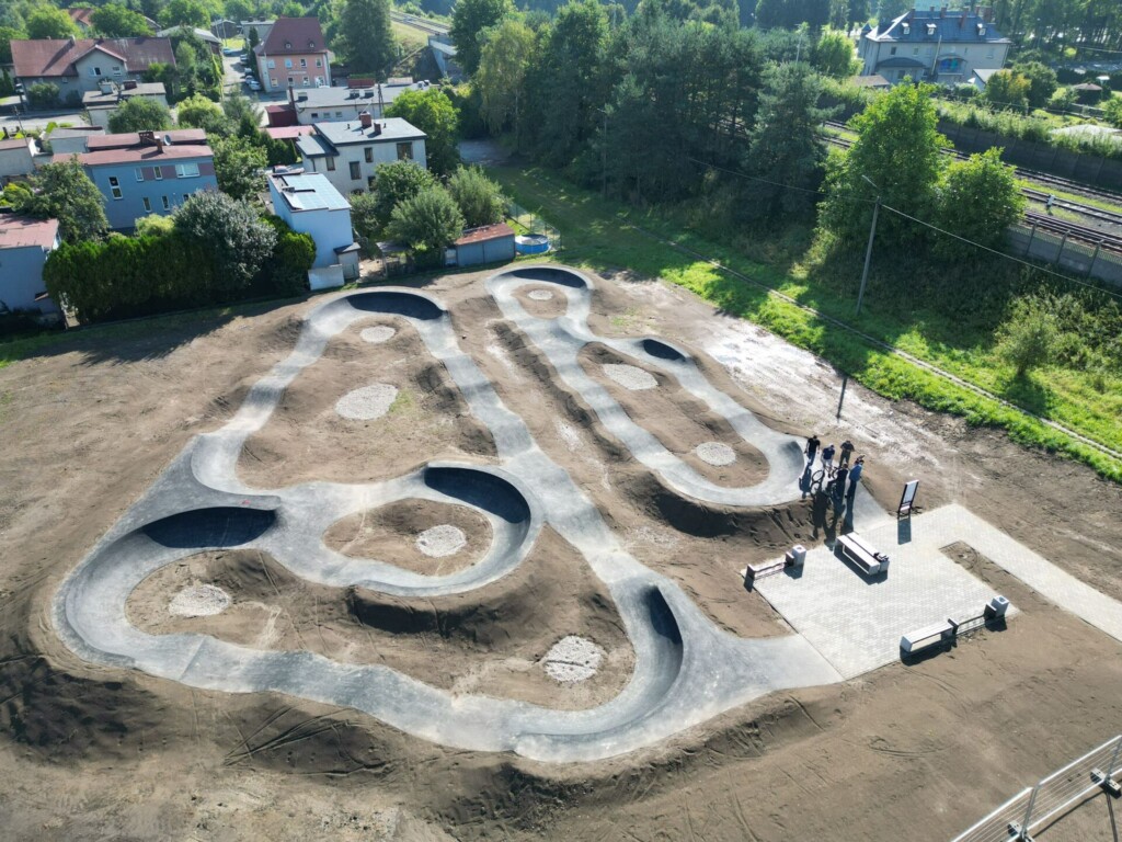 Zdjęcie pumptracka przy ul. Słonecznej. 