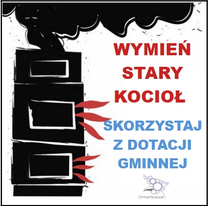 Grafika promocyjny- wymień stary kocioł. 