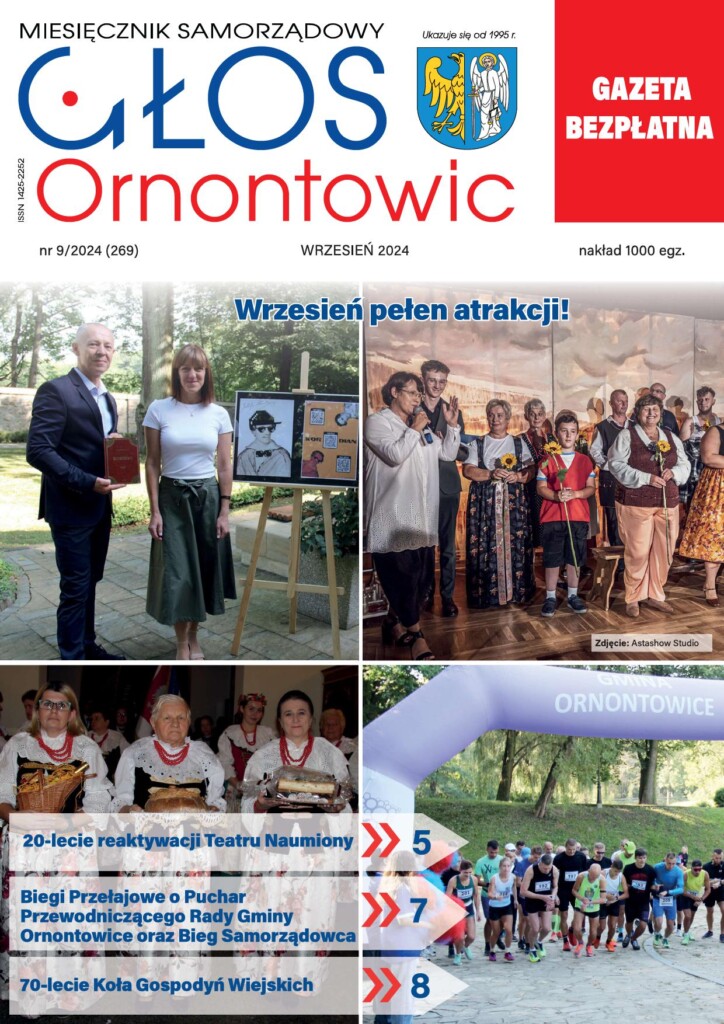 Okładka "Głosu Ornontowic" nr 9/2024 (269).