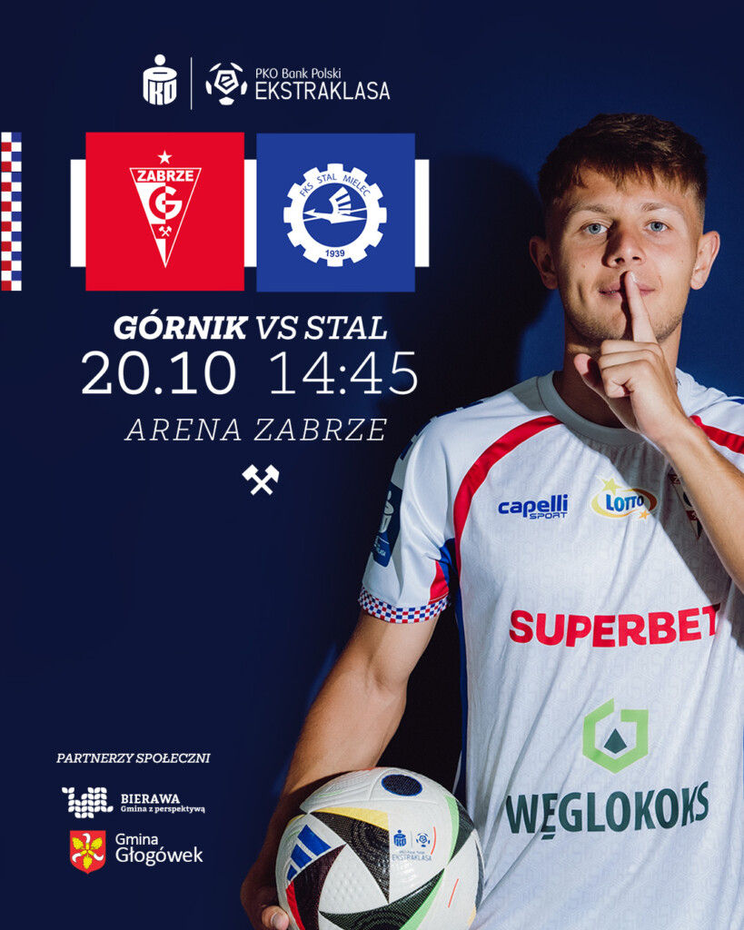 Plakat promocyjny Górnika Zabrze.