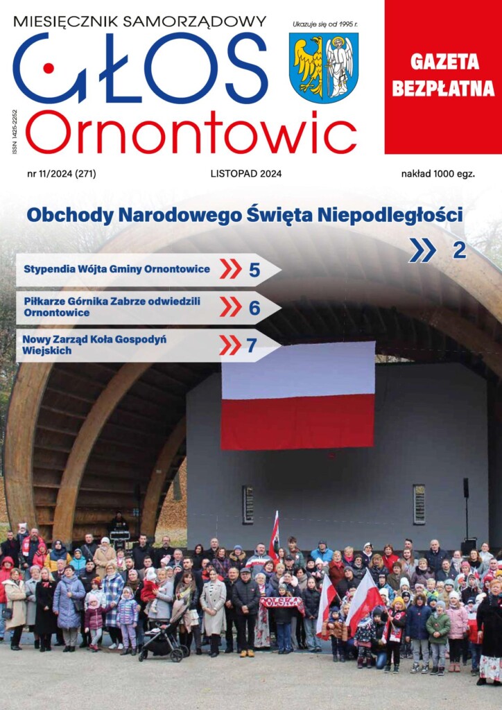 Okładka Głosu Ornontowic 11/2024.