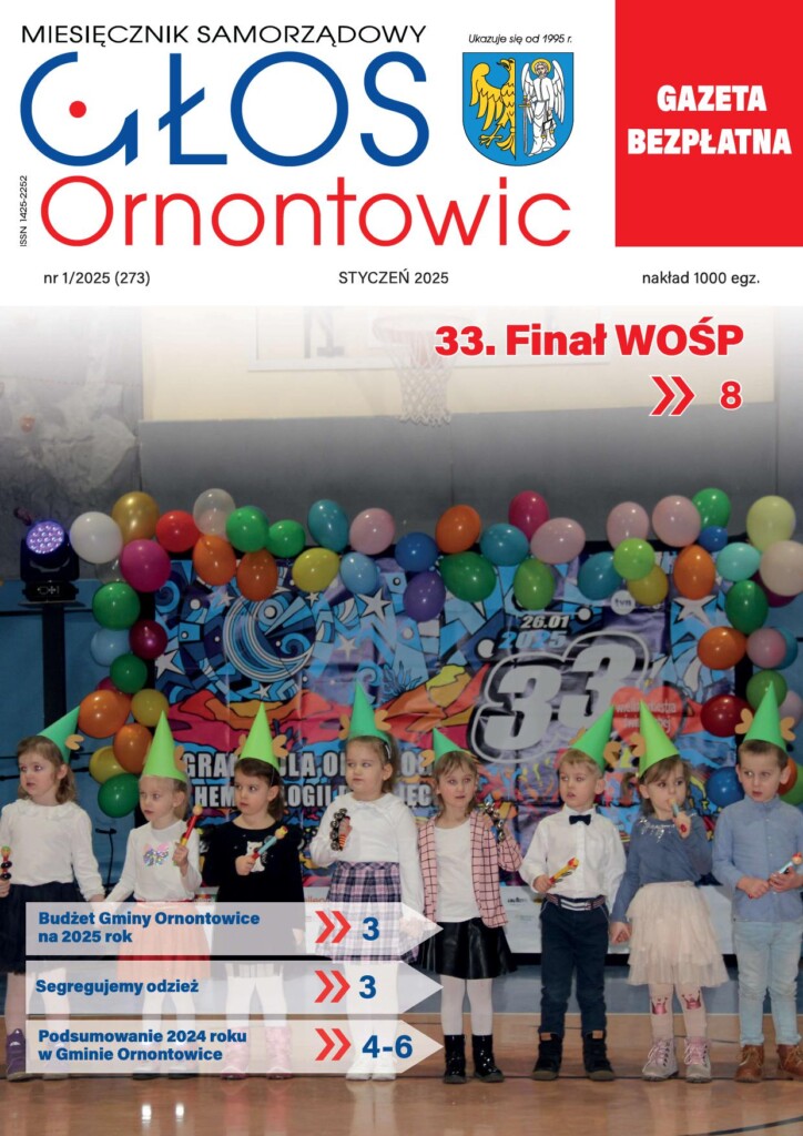 Okładka "Głosu Ornontowic" nr 1/2025 (273).