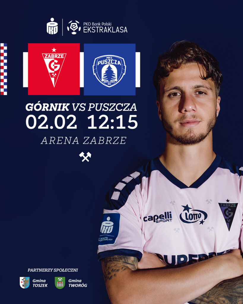 Plakat promocyjny Górnika Zabrze.