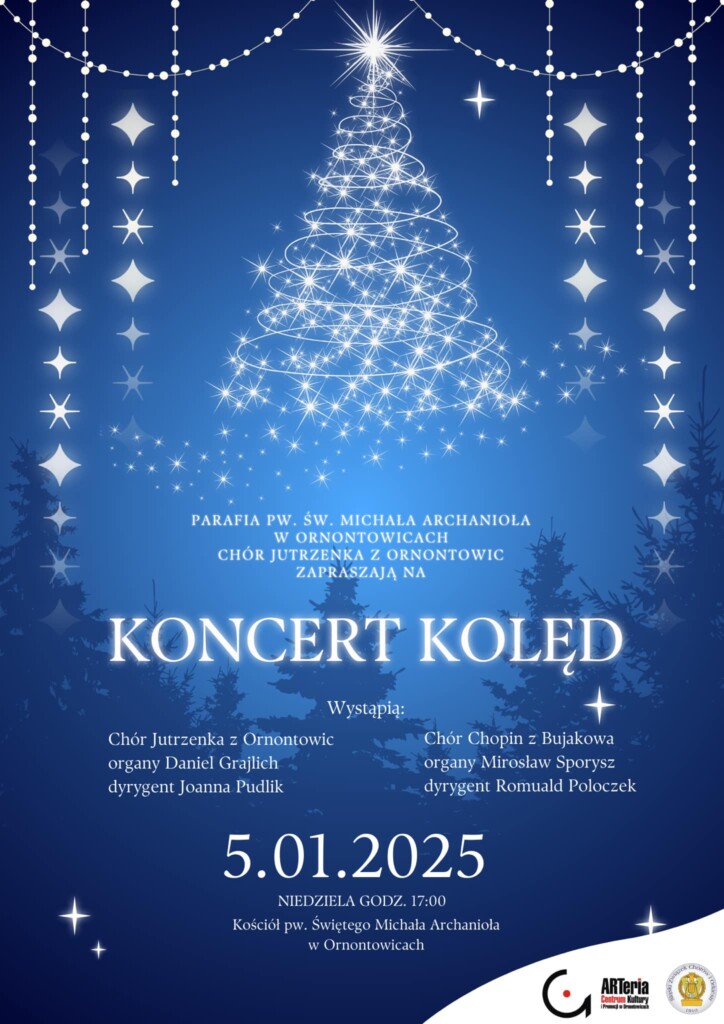 Plakat - Koncert kolęd