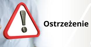 Grafika: Ostrzeżenie