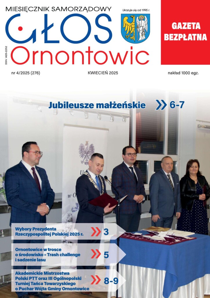 Okładka "Głosu Ornontowic" nr 4/2025 (276).