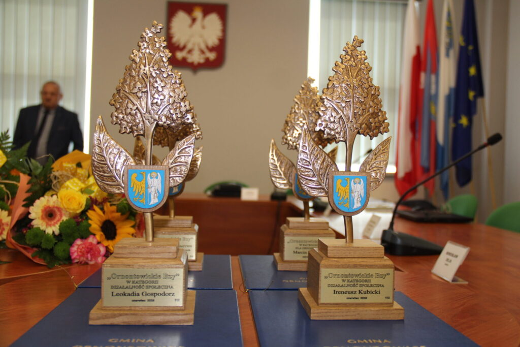 Zdjęcie Statuetek "Ornontowickie Bzy".