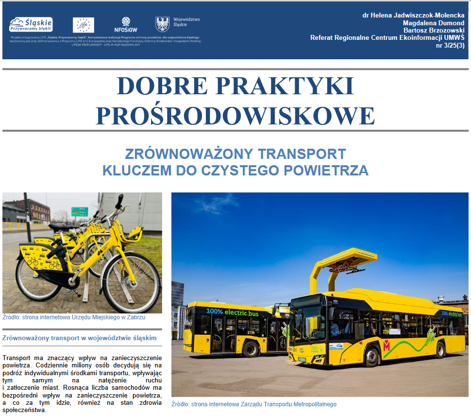 Grafika: Dobre praktyki prośrodowiskowe Grafika: Dobre praktyki prośrodowiskowe