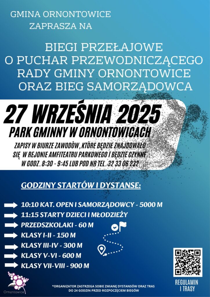 Plakat promocyjny - biegi przełajowe. Plakat promocyjny - biegi przełajowe.