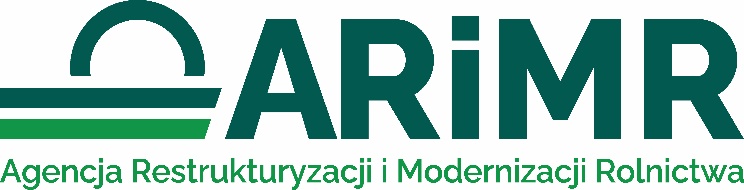 Logo Agencji Restrukturyzacji i Modernizacji Rolnictwa. 