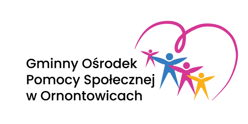 Logo Gminnego Ośrodka Pomocy Społecznej w Ornontowicach. 