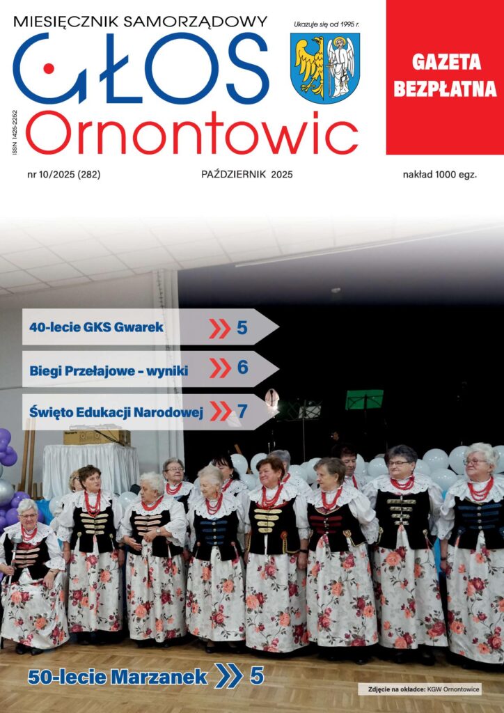 Okładka Głosu Ornontowic nr 10/2025 (282).