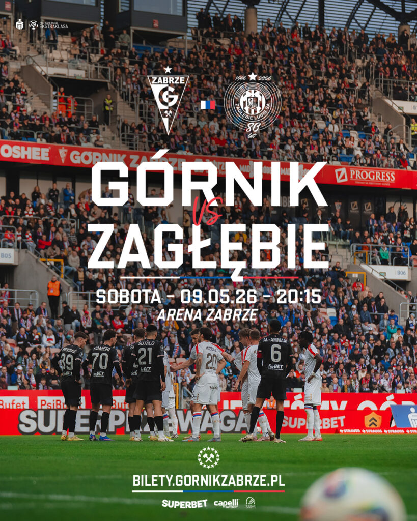 Plakat promocyjny Górnika Zabrze.