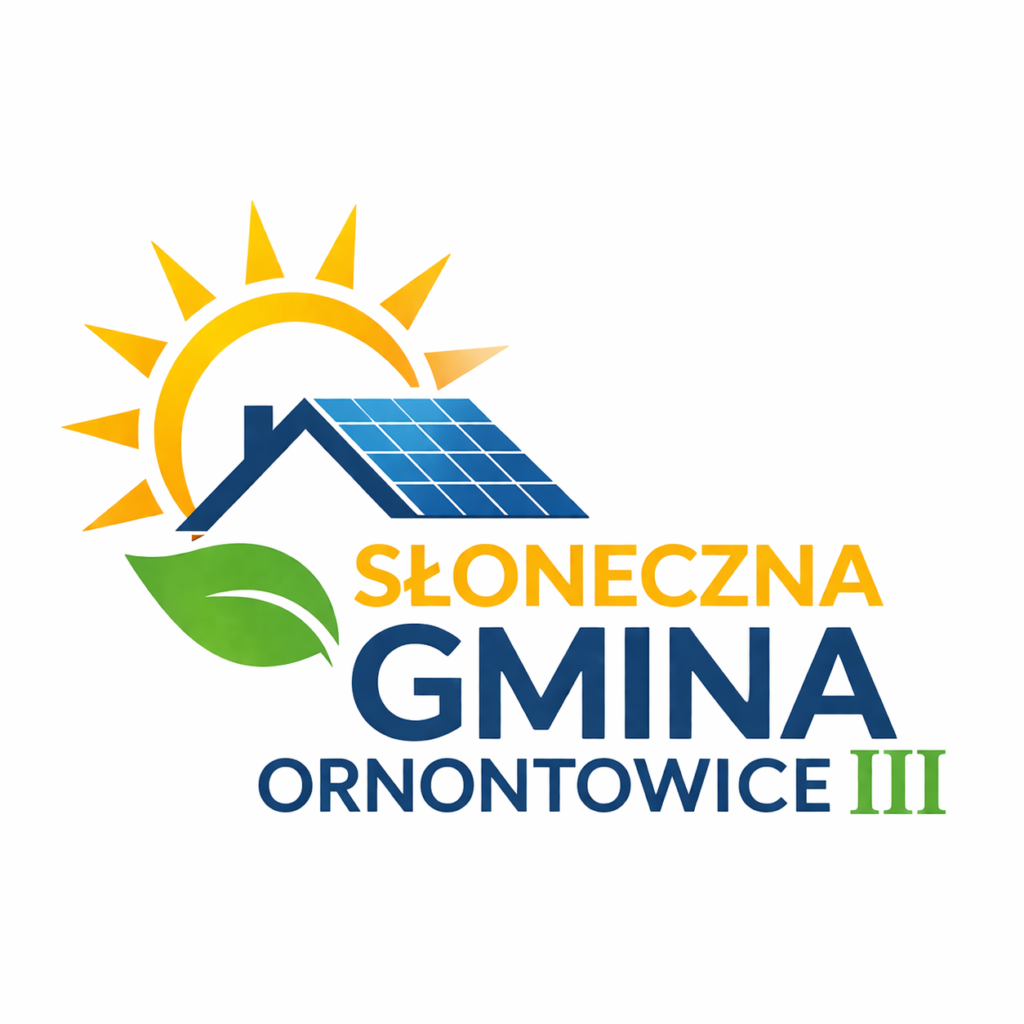 Grafika promocyjna z napisem Słoneczna Gmina Ornontowice III.