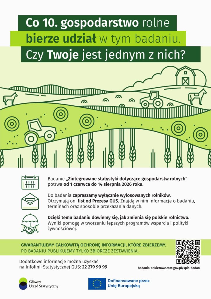 Plakat promocyjny GUS.